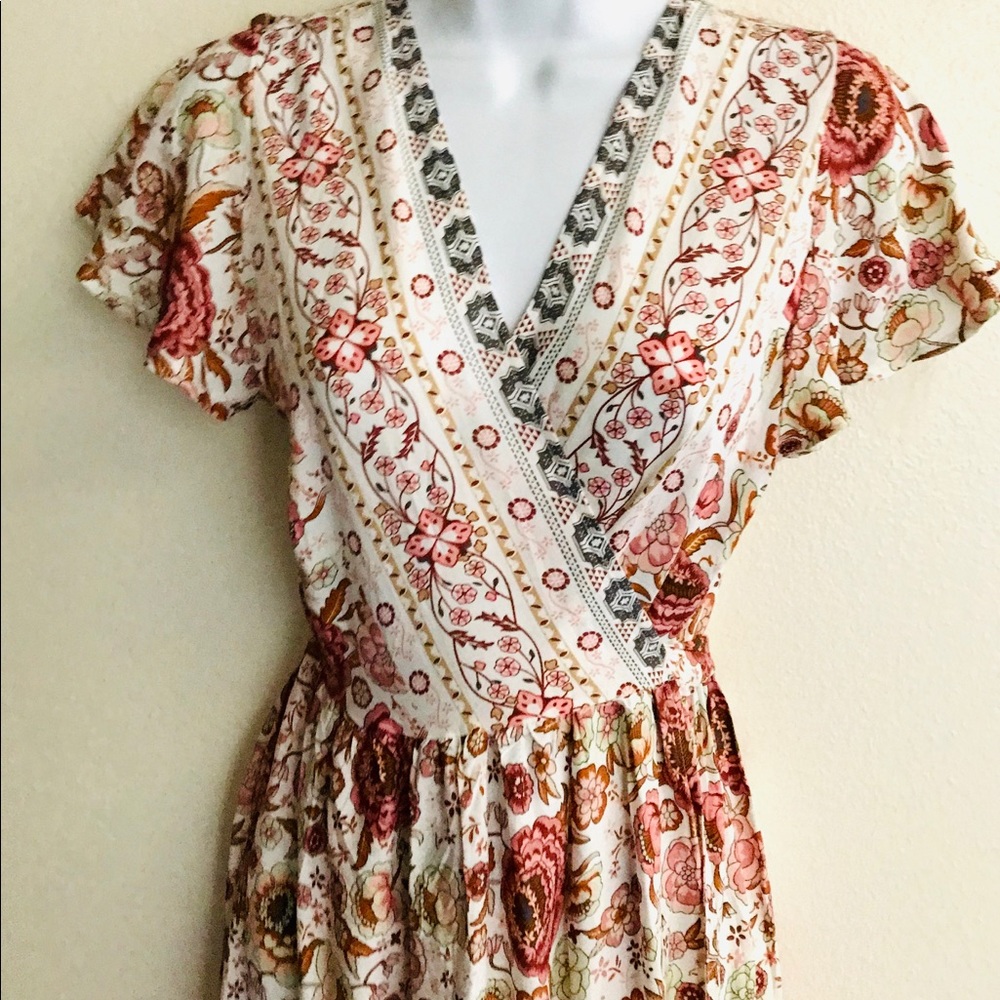 Beautiful bohemian wrap dress - Picture 6 of 10
